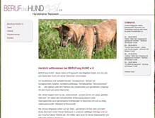 Tablet Screenshot of berufung-hund.de